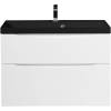 Тумба с раковиной BelBagno Marino H80 bianco lucido фото 3