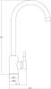 Смеситель для кухни ZorG Steel Hammer SH 5188 INOX фото 2