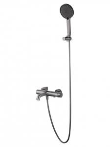 Смеситель для ванны Wonzon & Woghand WW-88639017-BGM с душем, темный графит
