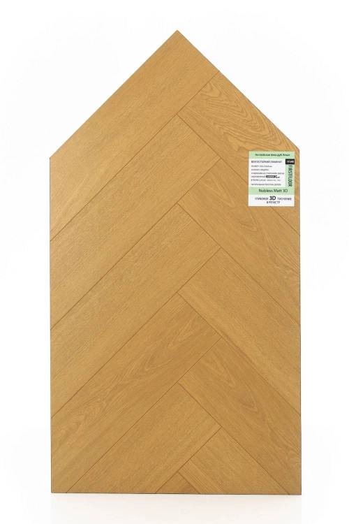 Ламинат FirstFloor Nobless Matt 3D 8/33 4V 1F340 Английская елка Дуб Элкат 750x125