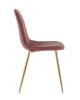 Набор из 4 стульев Stool Group Валенсия SN OS-001L HLR-44 gl X4 пыльно-розовый, золотые ножки фото 3