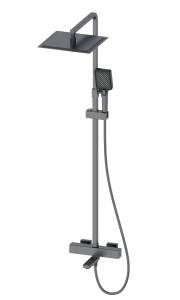 Душевая стойка Wonzon & Woghand WW-88739901-BGM с термостатом, темный графит