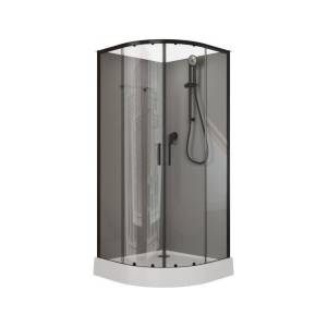 Душевая кабина Aquanet Passion EVO 267257 профиль черный, 900x900