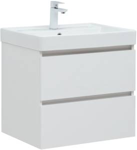 Тумба с раковиной Aquanet Vega 00308318 60 2 ящика