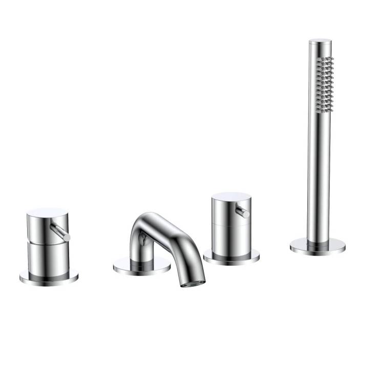 Смеситель на борт ванны AQUAme Siena AQM6219CR хром