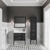 Тумба с раковиной Kerama Marazzi Pompei черная глянцевая, 80 см, раковина PO.wb.80 фото 3