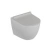 Унитаз подвесной Knotlor Essence WC49WG безободковый, сиденье микролифт, белый