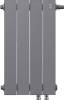 Радиатор биметаллический Royal Thermo Piano Forte 500 VDR silver satin, 4 секции, серебристый фото 2