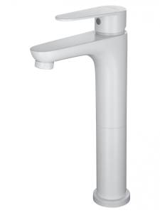 Смеситель для раковины Wonzon & Woghand WW-A40232-MW высокий, белый матовый