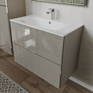 Тумба с раковиной Terminus Vega VEG10802200501OSL капучино, 80x62