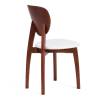 Стул Tetchair Diamante 19897 коричневый/белый 42x42x85 фото 3
