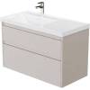Тумба с раковиной Aquanet Nova Lite 2.0 100 L 365906 Бежевый