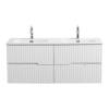Тумба под раковину Cezares DUET-N-1200-4C-SO-2-BL Bianco Lucido