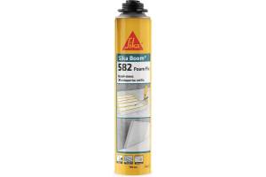 Клей-пена профессиональная полиуретановая Sika Boom 582 Foam Fix 0.75 л