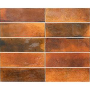 Керамическая плитка Equipe Hanoi 30038 Burnt Red 6.5x20