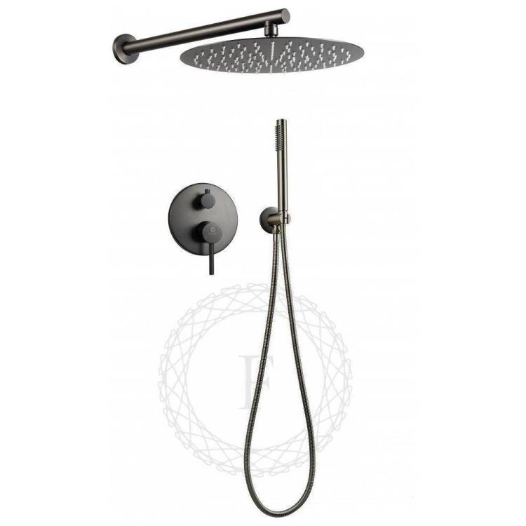 Душевая система Filarete Roun FL1023BG графит