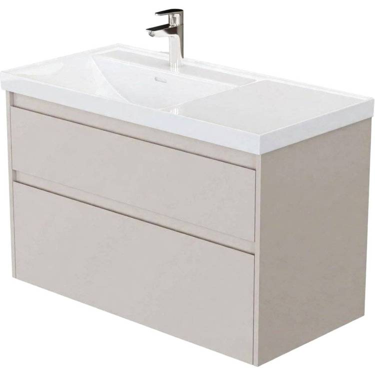 Тумба с раковиной Aquanet Nova Lite 2.0 100 L 365906 Бежевый
