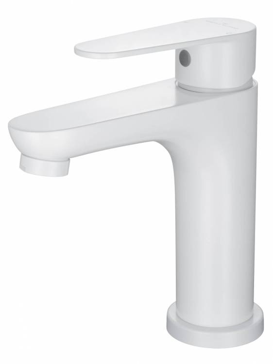 Смеситель для раковины Wonzon & Woghand WW-A40202-MW белый матовый