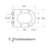 Унитаз приставной BelBagno Flay BB1003CB-TOR/SC безободковый, с сиденьем микролифт, белый фото 12