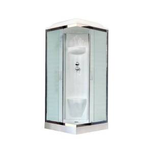 Душевая кабина Royal Bath HP RB80HP6-WC-CH профиль хром, с низким поддоном, с сиденьем