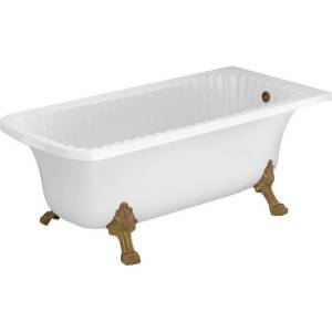 Ванна из искусственного камня Migliore Olivia 27003 174x80 бронза