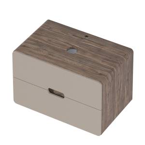 Тумба под раковину 1MarKa Vortex  Ц0000032010 орех каньон коньяк, латте фактурный, 80x50x50