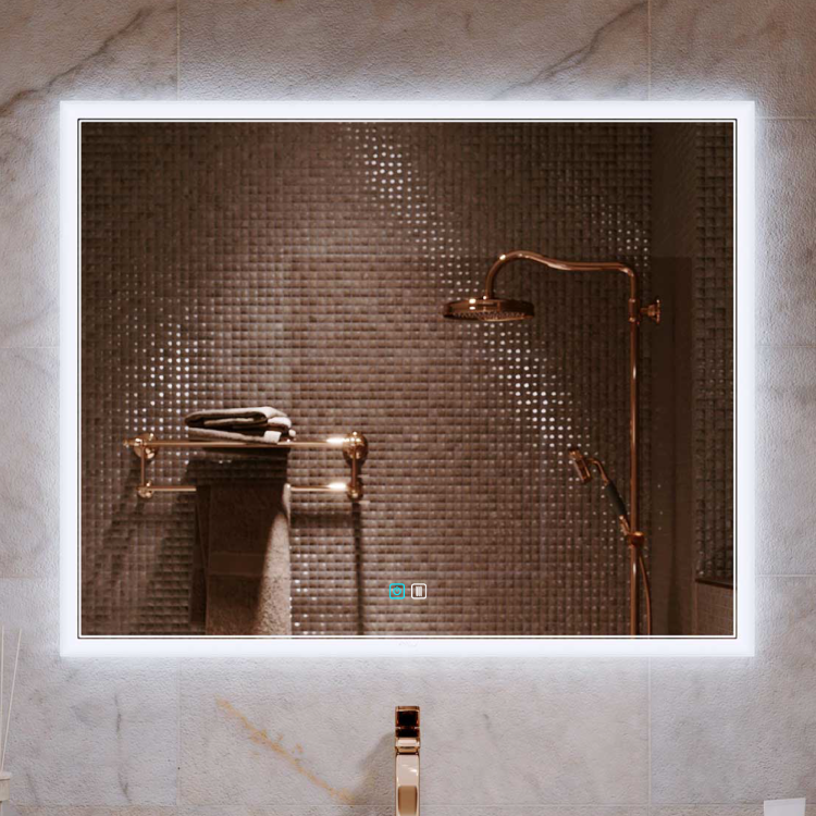 Зеркало Alavann Emma 90 ALV0066006 с подсветкой, сенсор, антизапотеватель