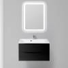 Мебель для ванной BelBagno Marino 80 nero lucido