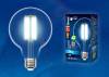 Лампа светодиодная филаментная Uniel Sky Globe LED-G95-15W/4000K/E27/CL PLS02WH фото 2