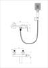 Смеситель для ванны Wonzon & Woghand WW-88639011-CR с душем, хром фото 2