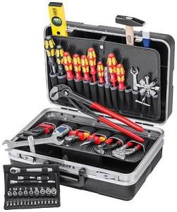 Набор инструментов KNIPEX Vision27 чемодан инструментальный для сантехники, 52 пр.