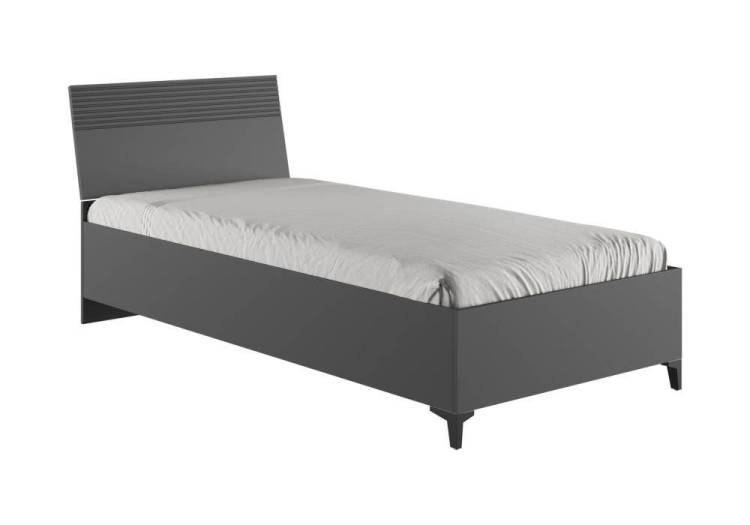 Кровать Woodville Ника 593608 эйхория QR-17/графит с основанием 90x200