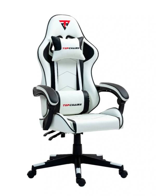 Кресло компьютерное Stool Group TopChairs Shadow GF-8079 white+black бело-черный