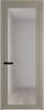 Межкомнатная дверь Profil Doors 1 AGP цвет профиля Никель матовый, стекло безопасное 6 мм матовое 700x2000