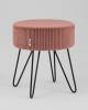 Пуф Stool Group Спейси vd-spacy-cl-coral коралловый, велюр рельефный фото 2