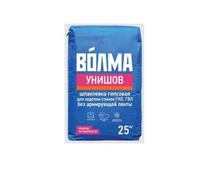 Шпаклевка гипсовая ВОЛМА Унишов для заделки стыков 25 кг
