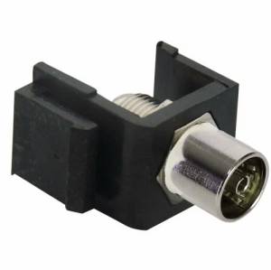 Вставка Keystone с TV коннектором Rikett 32554 BK черный