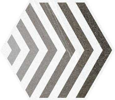 Керамогранит Vives Seine Hexagono Lacroix Gris 23x26.6