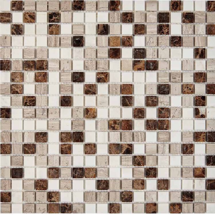 Мозаика Pixel Mosaic Мрамор PIX277 (1.5x1.5) 30.5x30.5
