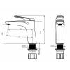 Смеситель для раковины Comforty FC074A-CMT 00-00004531 черный фото 8