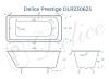 Чугунная ванна Delice Prestige DLR230623 180x80, без ножек фото 8
