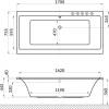 Акриловая ванна Excellent Pryzmat 170x75 фото 8
