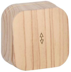 Выключатель 1-клавишный проходной IEK Glory EVH12-K34-10 сосна