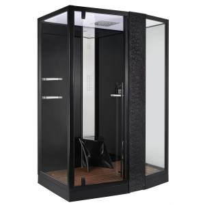Душевая кабина Orans 89102RBLH черный, 150x100x220