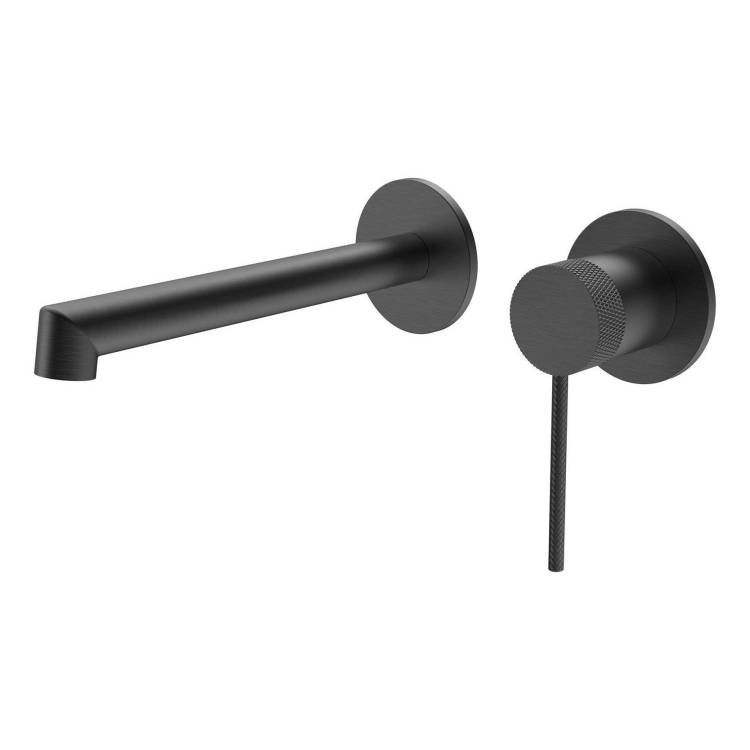 Смеситель для раковины Vincea Rim VBFW-2RM1GM встраиваемый, вороненая сталь