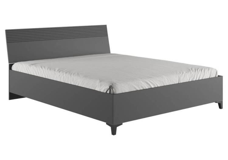 Кровать Woodville Ника 593606 эйхория QR-17/графит с основанием 160x200