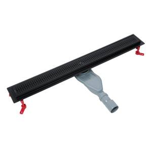 Душевой лоток Iddis Perfex 975B8BL20DZ перфорированная решетка, черный, 80 см