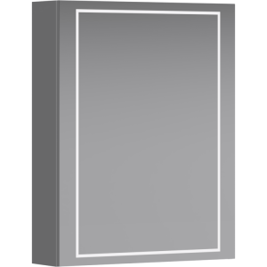 Зеркало-шкаф Aqwella Simplex SLX0455L с подсветкой, белый, 55x15.5