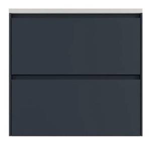 Тумба с раковиной Style Line Лима 60 подвесная, графит