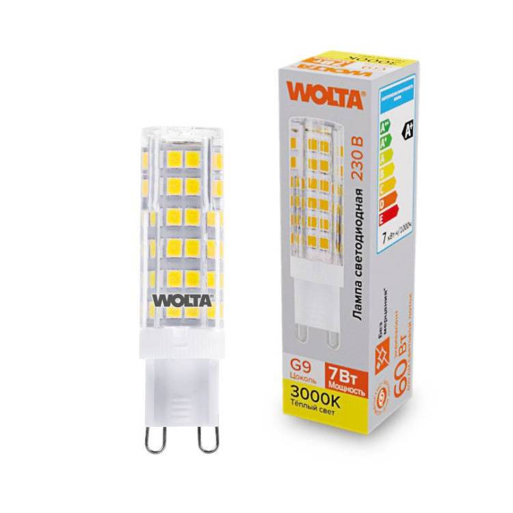 Светодиодная лампа Wolta WSTD-JCD-7W3KG9-C